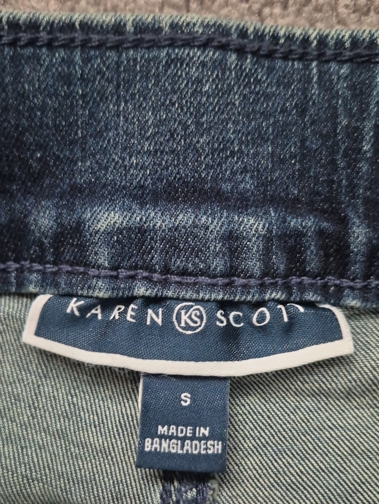 Karen Scott Men’s Navy Blue Slim Jeans